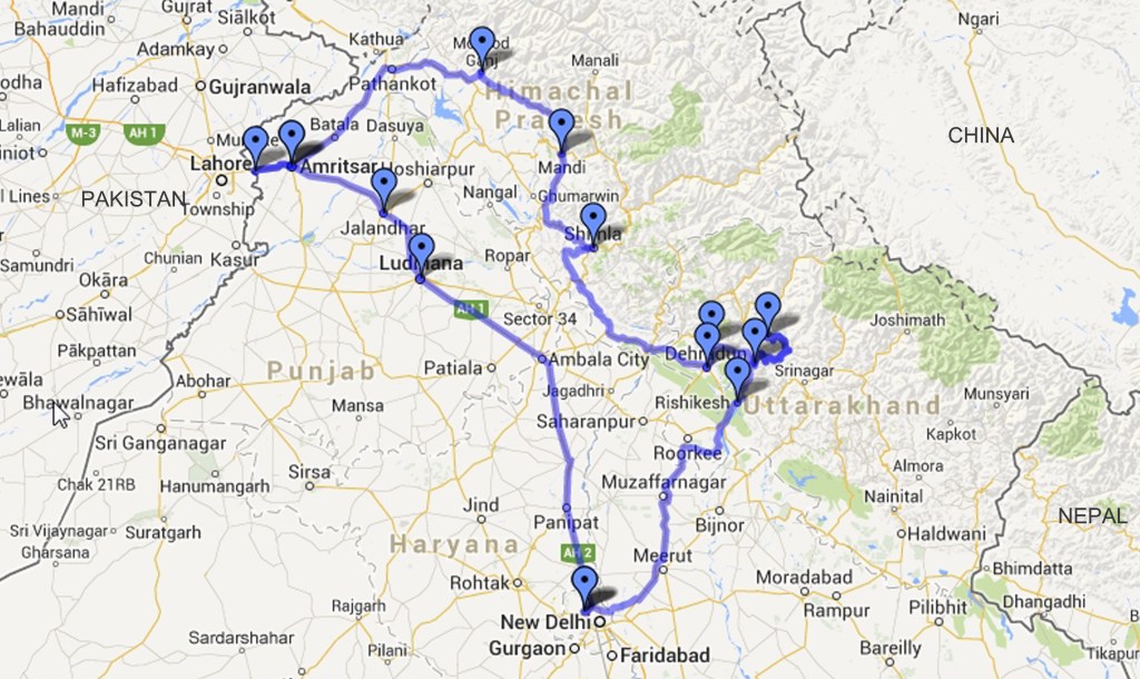 Click on mp to be open it in Google Maps.