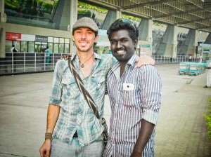 With Kingsly in Madurai