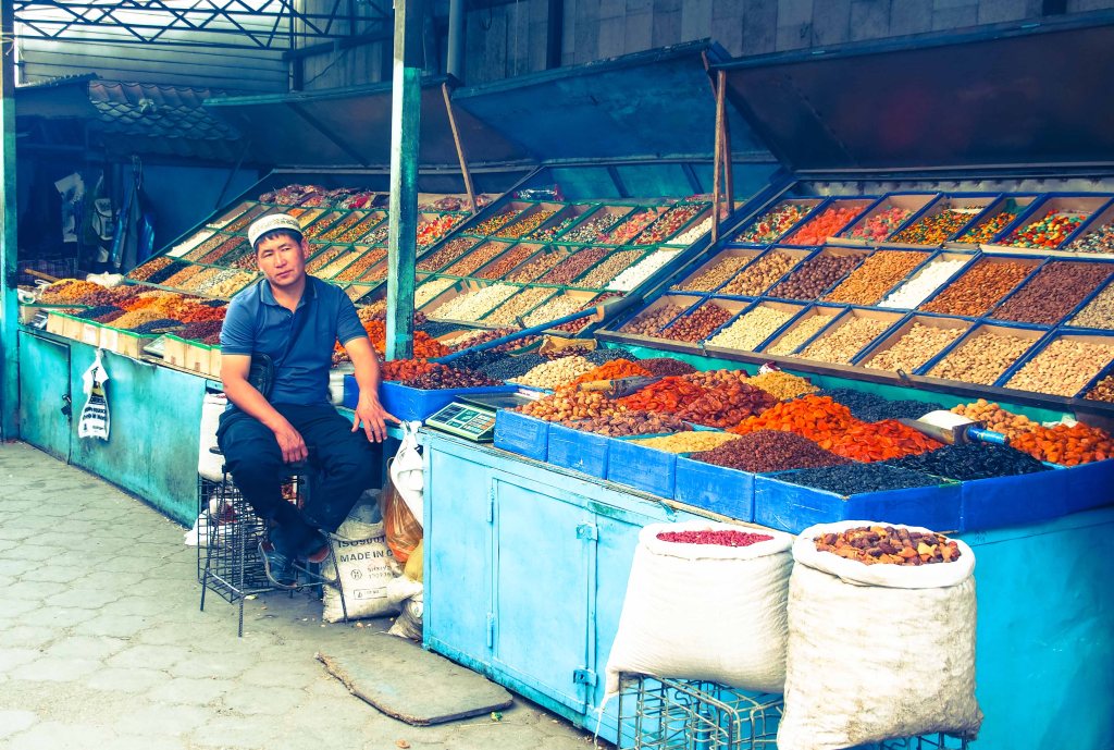 Osh Bazaar in Bishkek